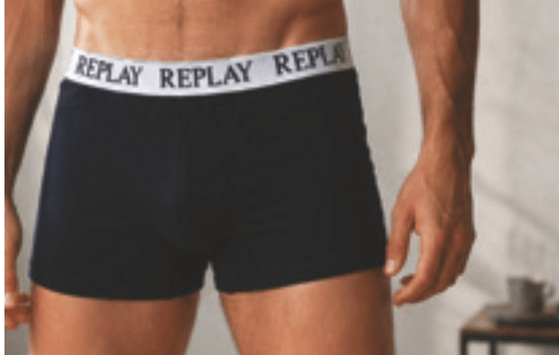 Moške spodnje hlače Boxer 2 kosa Replay - Akcija u trgovini Spar