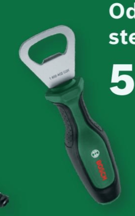 Bosch Odpirač za steklenice - Akcija v trgovini Merkur