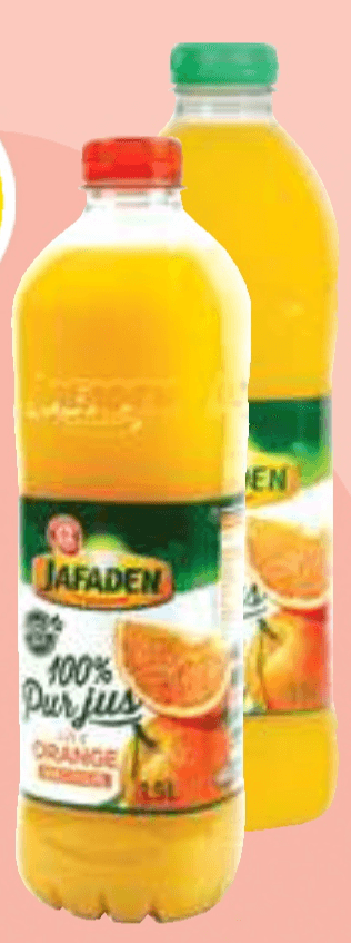 100% sadni sok Jafaden 1,5 l - Akcija v trgovini E.Leclerc