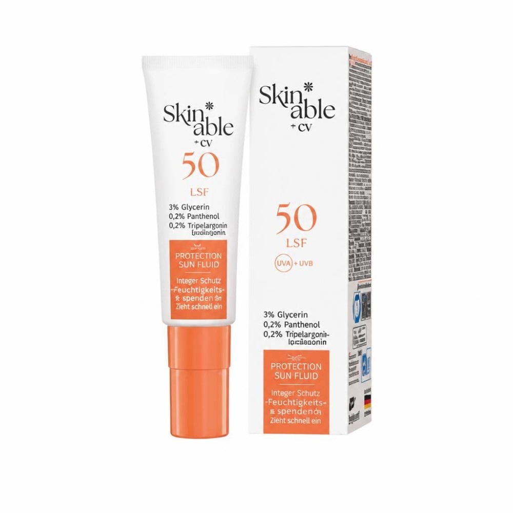 Skin Able by CV Sunfluid krema za obraz ZF 50 50 ml Akcija v trgovini Mueller