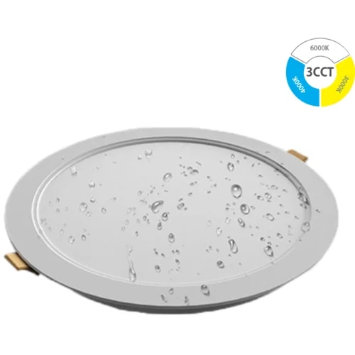 Panel LED 3CCT 12 W okrogli vgradni Akcija v trgovini Jager