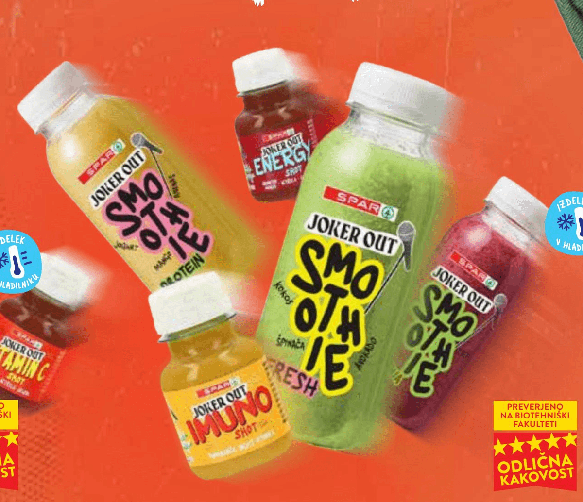 Joker Out smoothie 0,25 l Akcija v trgovini Spar