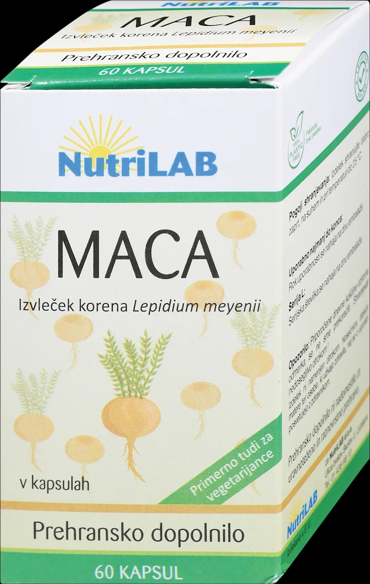 NutriLAB Maca 60/1 Akcija v trgovini Tuš