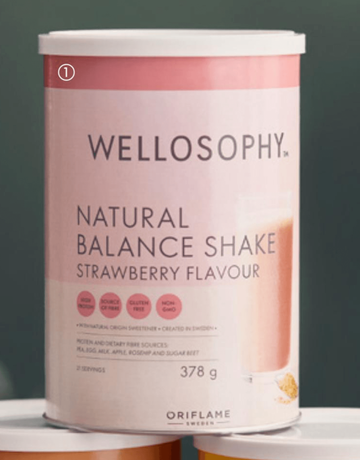 Wellosophy Natural Balance shake z okusom jagode 378 g - Akcija v trgovini Oriflame