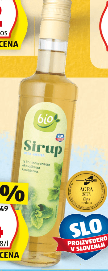 Bio sirup Meta-Melisa 500 ml - Akcija v trgovini Hofer