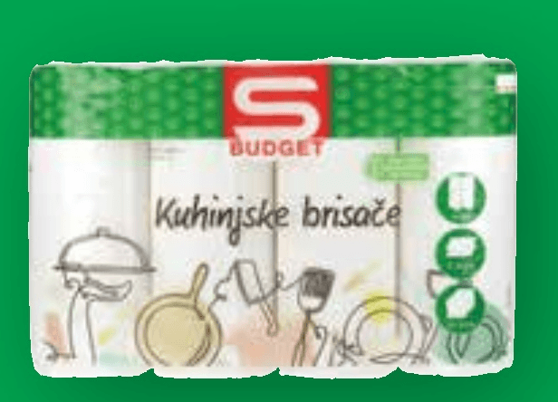 Papirnate brisače 4/1 S-BUDGET - Akcija v trgovini Spar