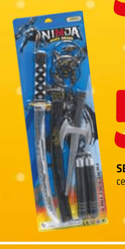 Set za ninjo Ninja - Akcija v trgovini E.Leclerc