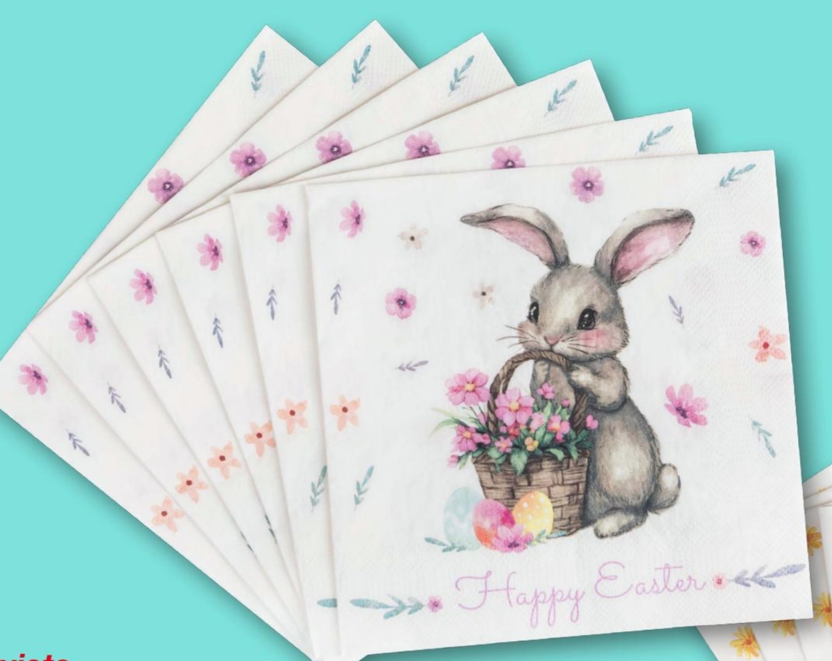 Serviete 18 kosov - Akcija v trgovini Kik