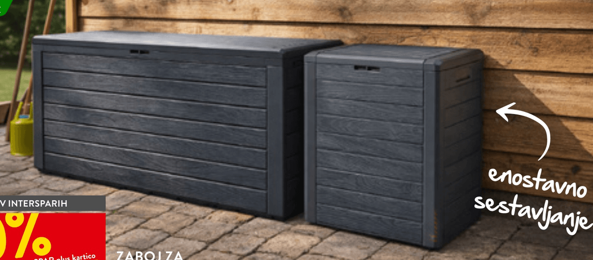 Zaboj za shranjevanje 140 l - Akcija v trgovini Spar