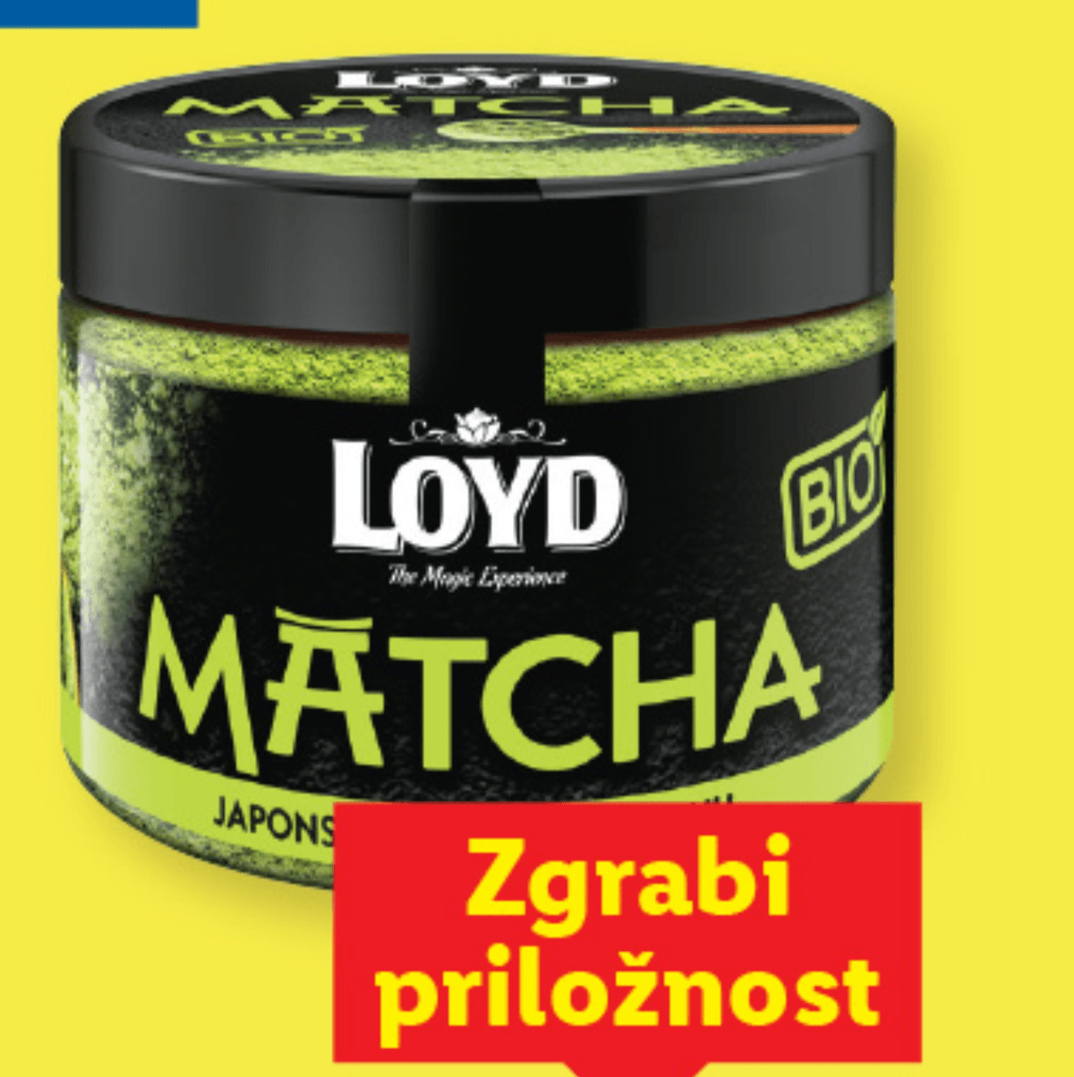 Loyd Bio zeleni čaj v prahu „Matcha“ 40 g - Akcija v trgovini Lidl