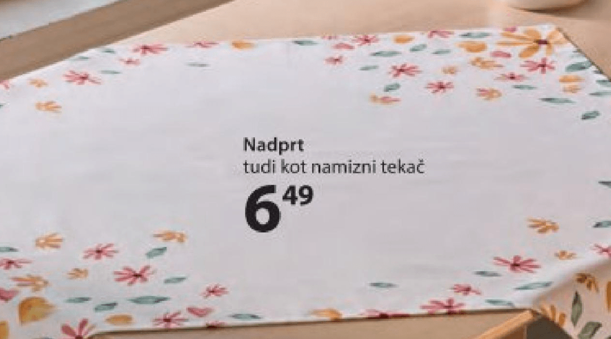 Nadprt - Akcija v trgovini NKD