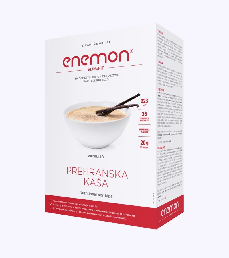 Enemon prehranska kaša Akcija v trgovini Tuš