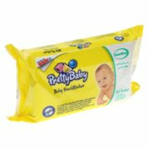 Vlažni otroški robčki 80/1 Pretty Baby - Akcija v trgovini Spar