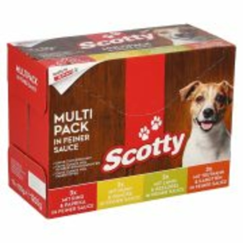 Scotty Hrana za pse multipack 12 x 100 g - Akcija v trgovini Spar