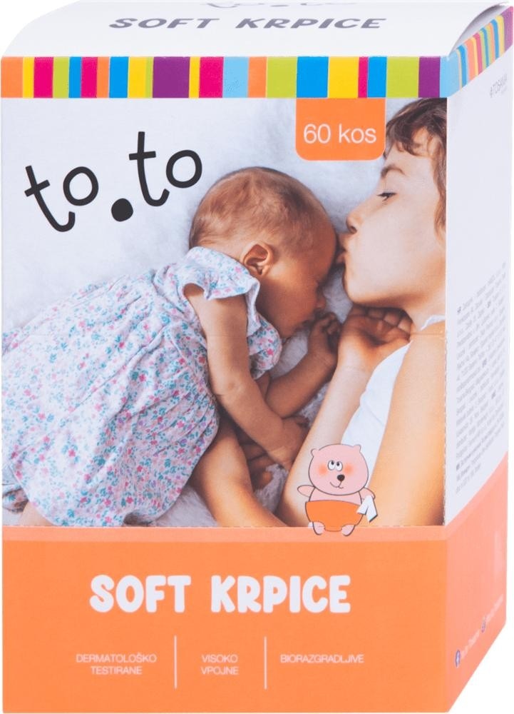 To.To čistilne biorazgradljive soft krpice 60/1 Akcija v trgovini Tuš