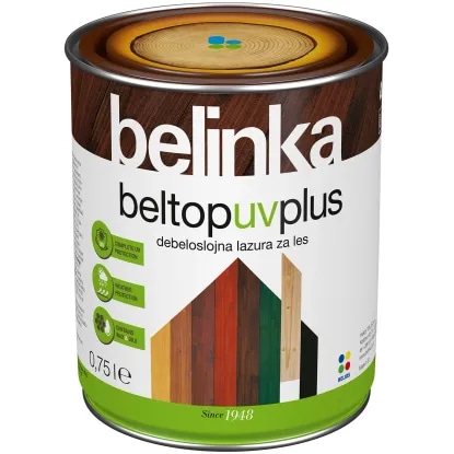 belinka beltopuvplus DEBELOSLOJNA LAZURA za les Beltop UV Plus 750 ml - Akcija v trgovini Obi