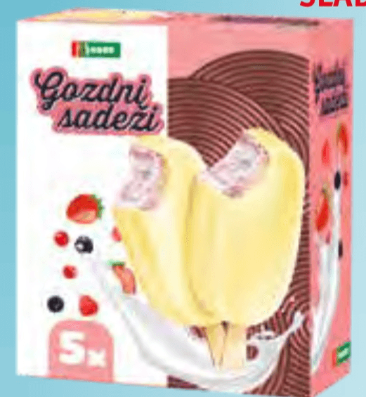 Sladoled na palčki Jager Gozdni sadeži 5 x 70 g - Akcija v trgovini Jager