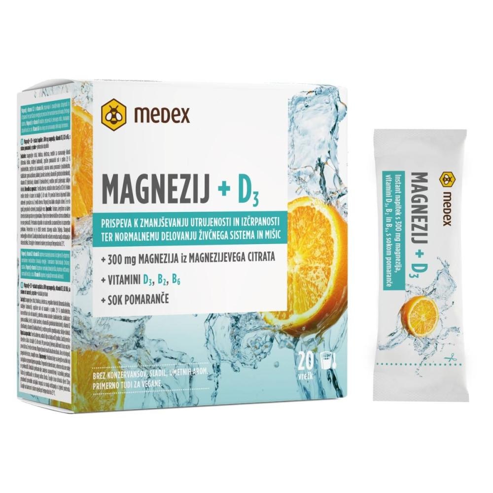 Medex PREHRANSKA DOPOLNILA Z VSEBNOSTJO MAGNEZIJA - Akcija v trgovini E.Leclerc