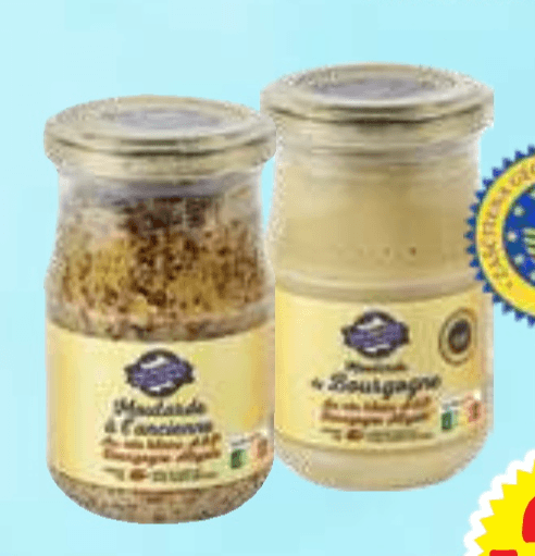 DIJONSKA GORČICA IZ BURGUNDIJE 200 g - Akcija v trgovini E.Leclerc