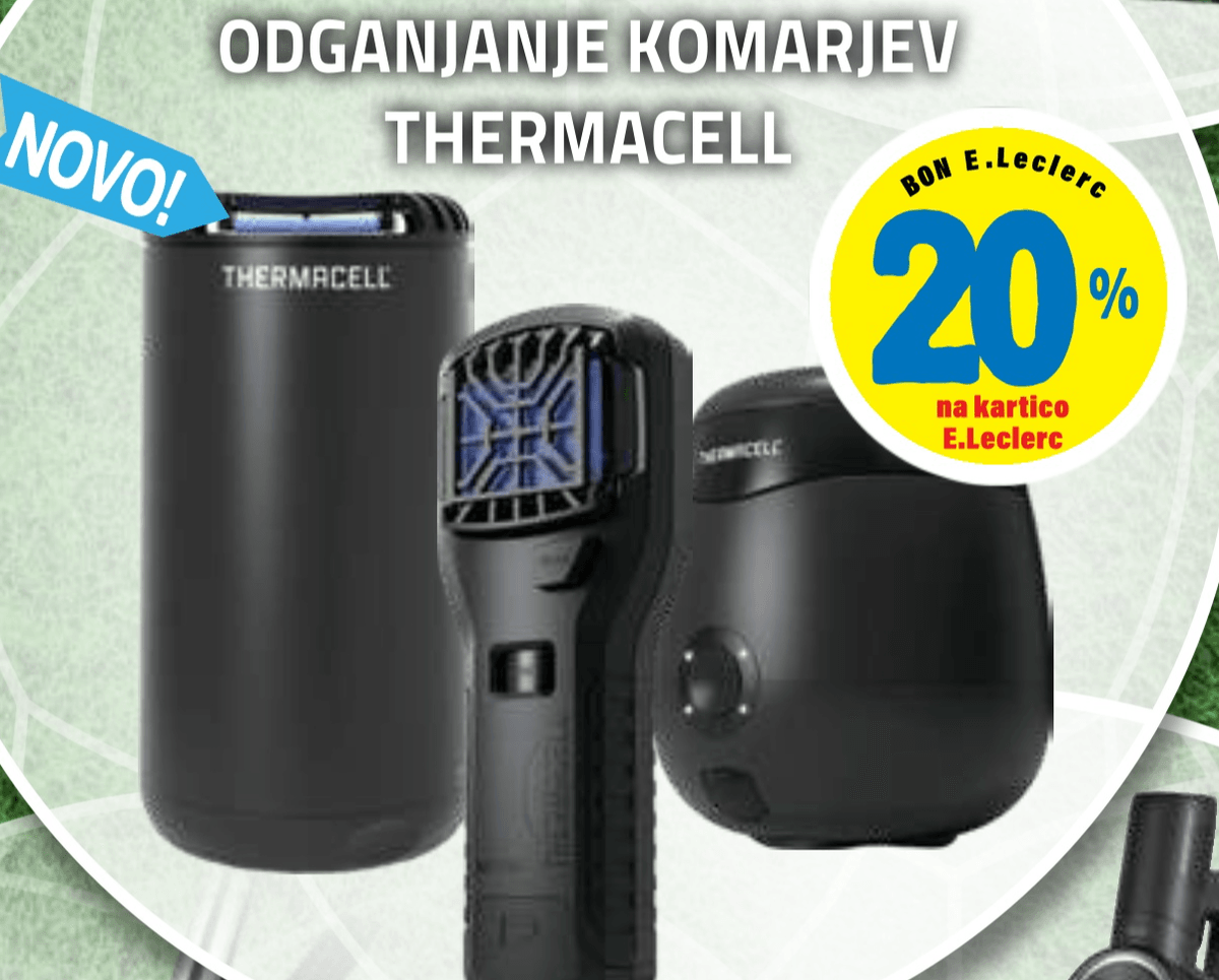 Vsi izdelki za odganjanje komarjev Thermacell - Akcija v trgovini E.Leclerc