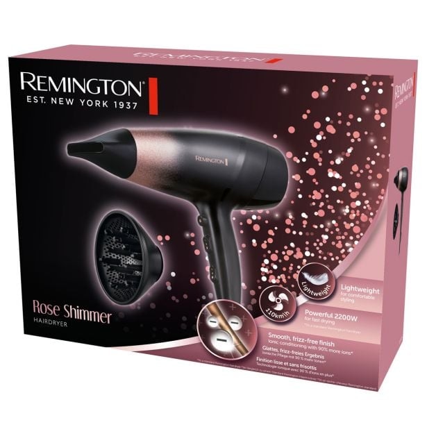 Remington Rose Shimmer sušilnik las D5305 - Akcija v trgovini E.Leclerc