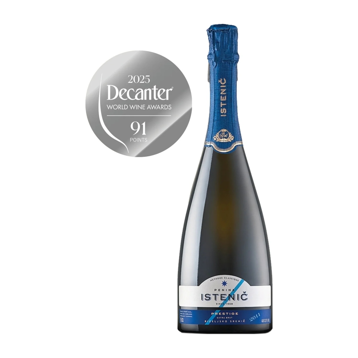Peneče vino Prestige Extra Brut 0,75 l Istenič - Akcija v trgovini E.Leclerc