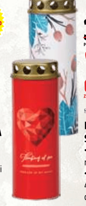 Papirnata sveča Ekovita Šeško Akcija v trgovini E.Leclerc