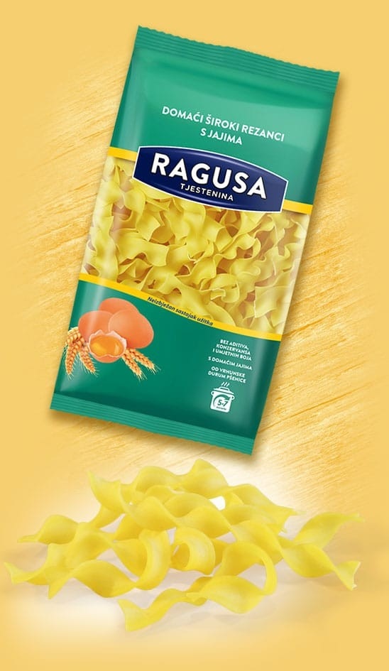 Domači rezanci Ragusa 400 g Akcija v trgovini Jager