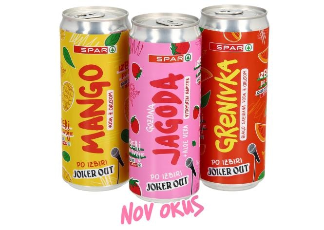Vitaminski napitek 0,33l Joker Out x Spar - Akcija v trgovini Spar