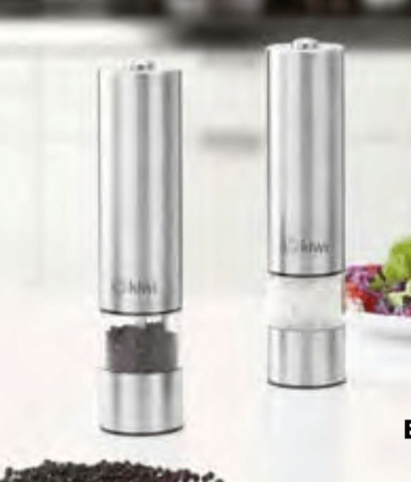 Električni mlinček za sol ali poper Kiwi - Akcija v trgovini Mercator