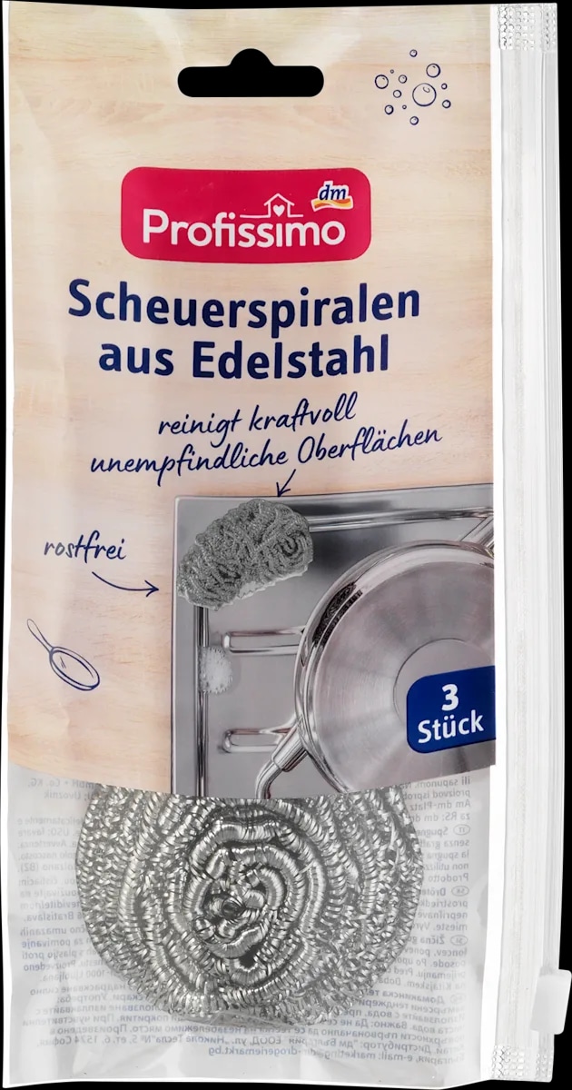 Profissimo žičnate gobice 3 kosi - Akcija v trgovini Dm