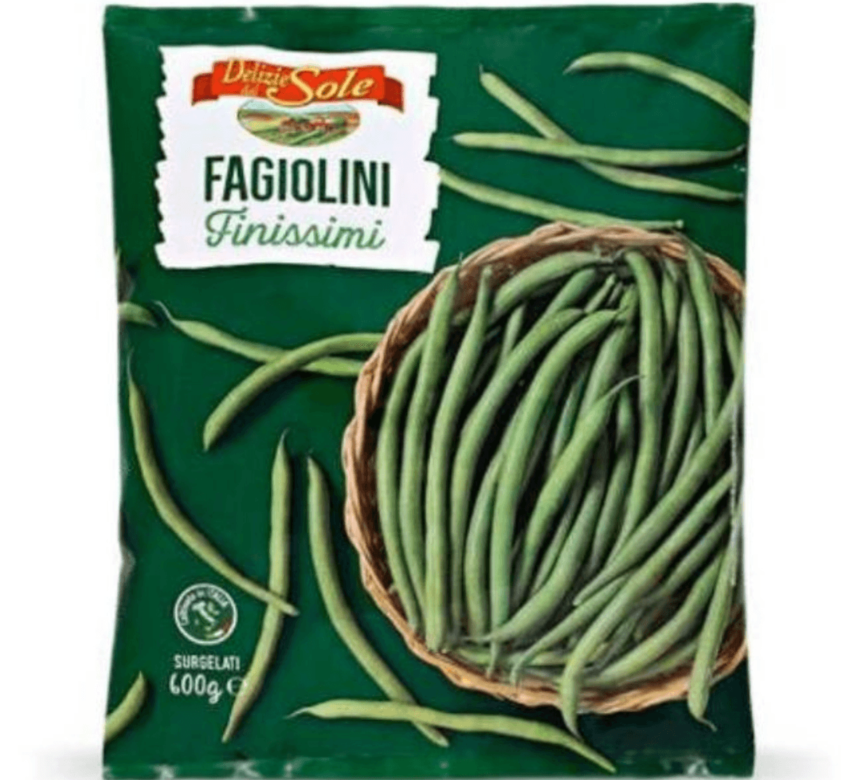 Stročji fižol Delizie dal Sole 600 g - Akcija v trgovini Eurospin