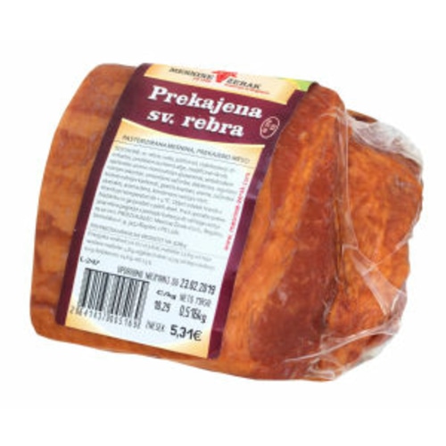 Prekajena rebra 1 kg Žerak - Akcija v trgovini Spar
