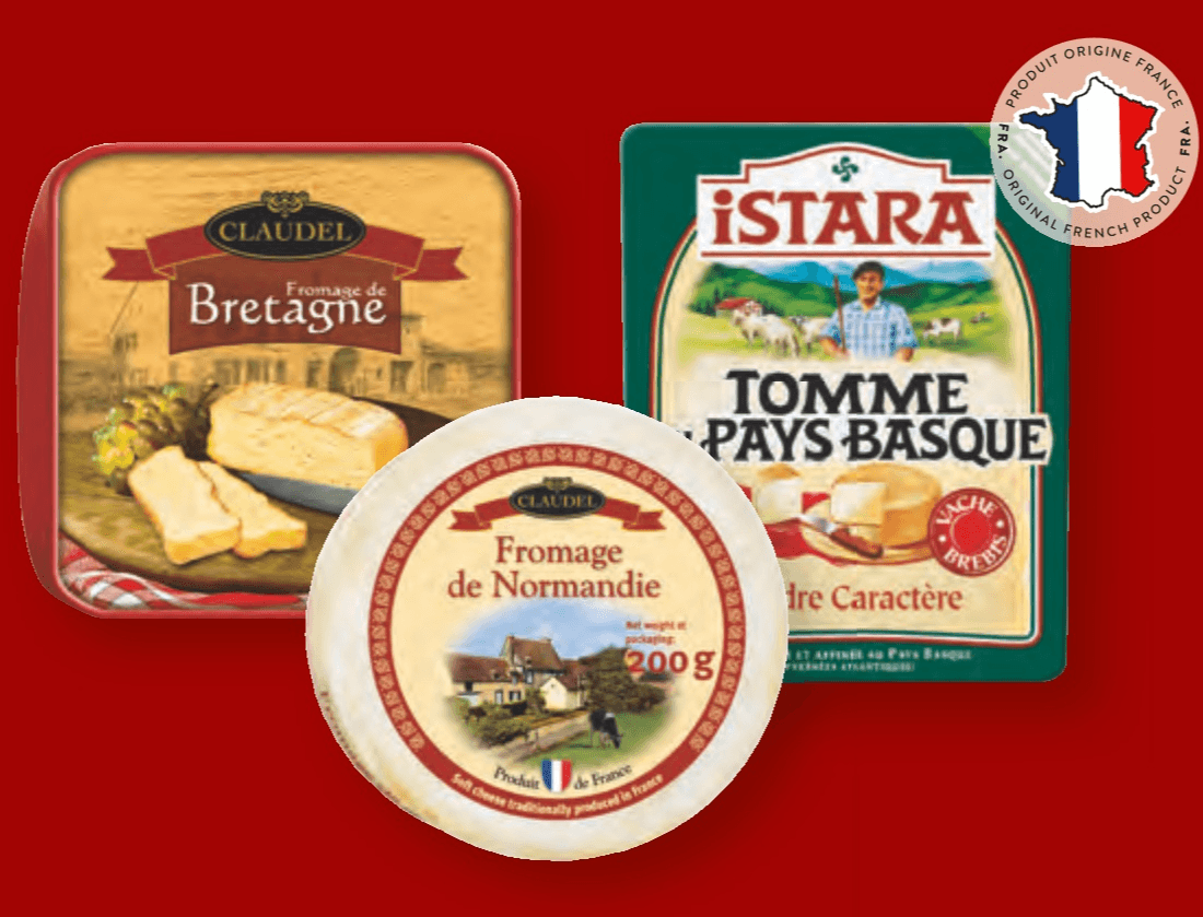 CLAUDEL/ISTARA Izbor tipičnih francoskih sirov 150/200 g - Akcija v trgovini Lidl