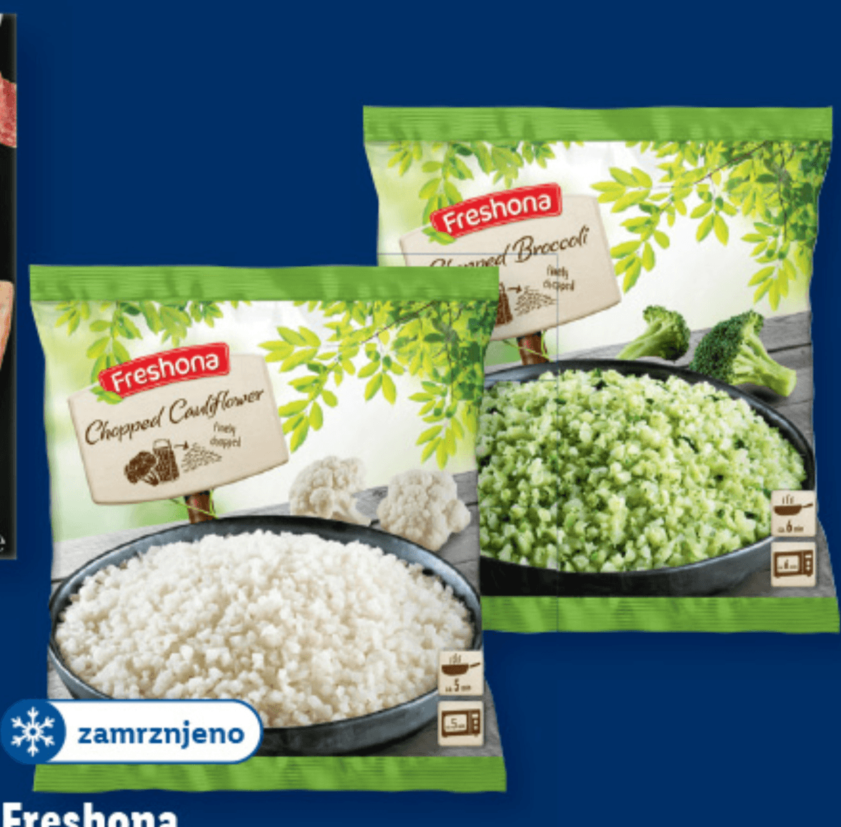 Freshona Cvetača/ brokoli 500 g - Akcija v trgovini Lidl