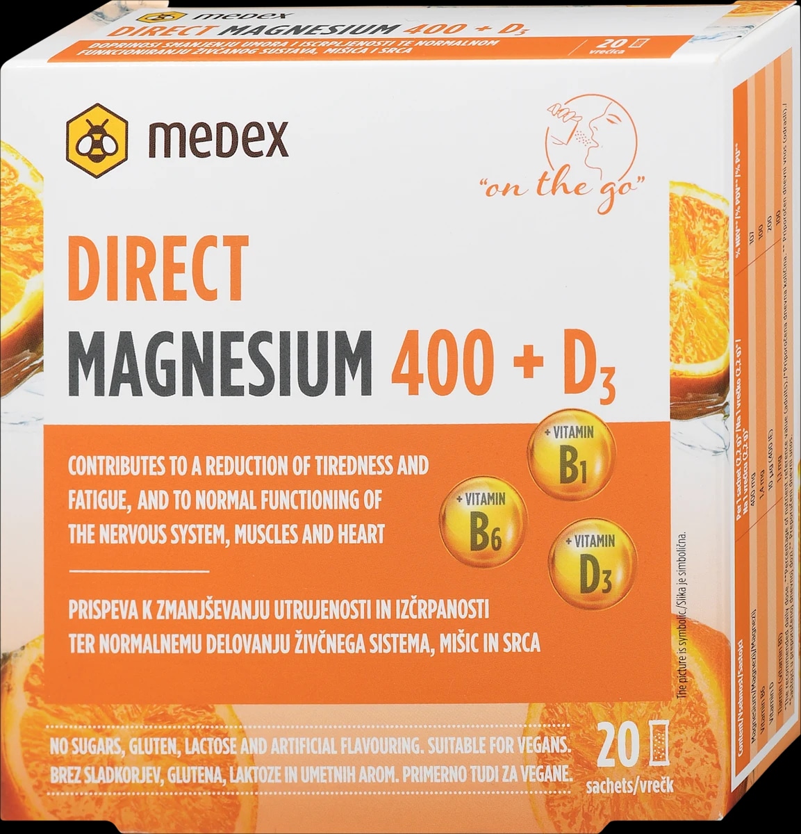Medex Magnesium + D3 ali Magnesium 400 + D3 Direct - Akcija v trgovini Spar