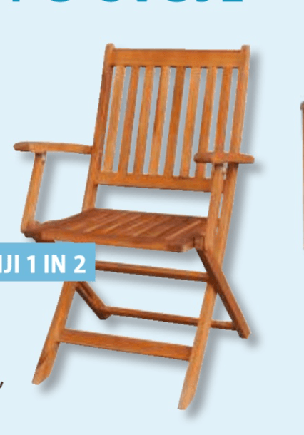 Zložljiv vrtni stol 'Diana' - Akcija v trgovini Bauhaus