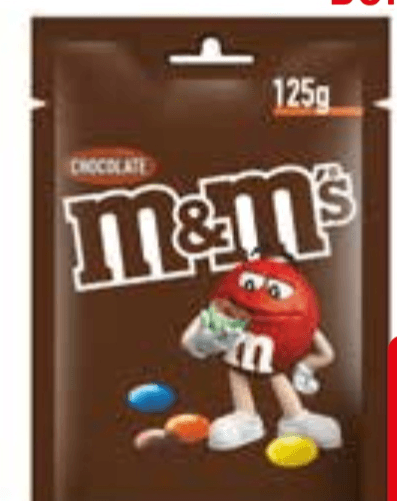 Bonboni M & M's Čokoladni 125 g M&M's - Akcija v trgovini Jager