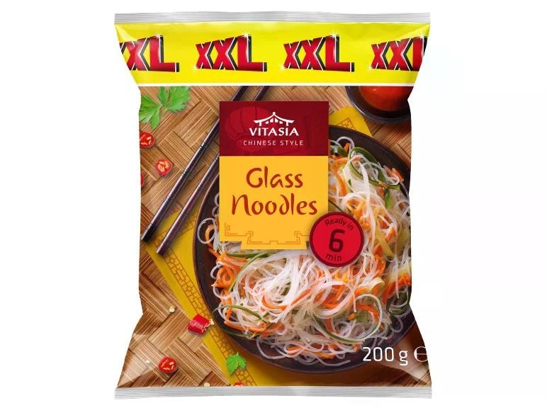 Vitasia stekleni rezanci XXL 200 g Akcija v trgovini Lidl