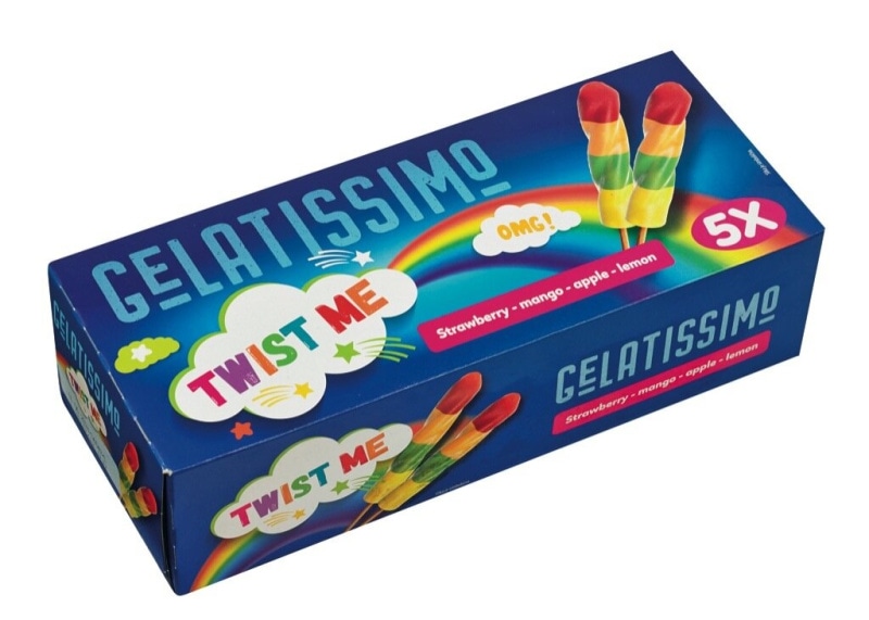 Gelatissimo Twist me 5 x 70 ml - Akcija v trgovini Mercator