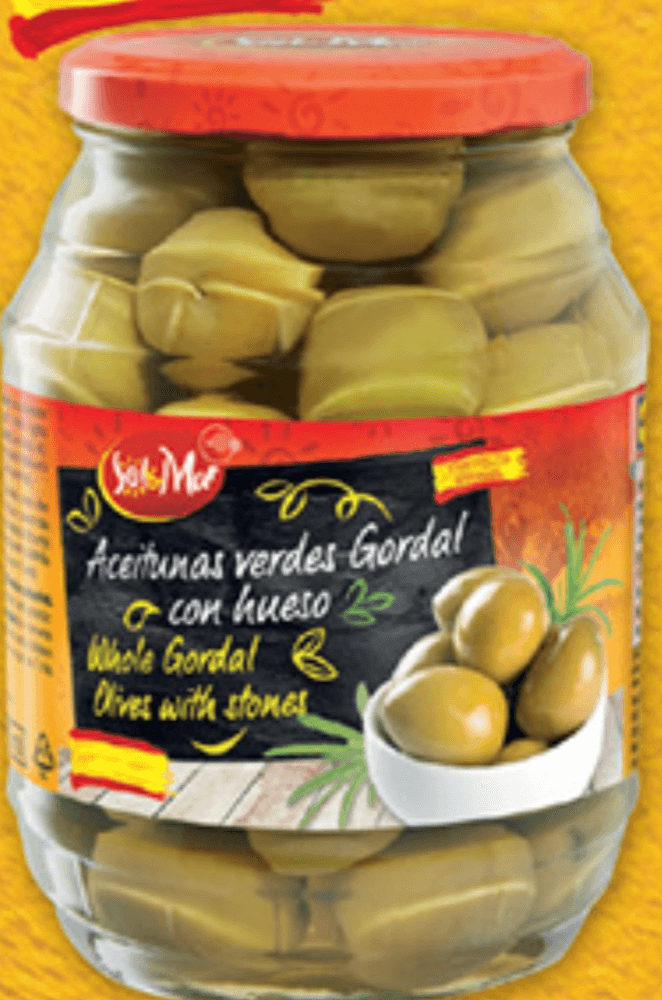 SOL&MAR Zelene olive s koščicami 996 ml - Akcija v trgovini Lidl