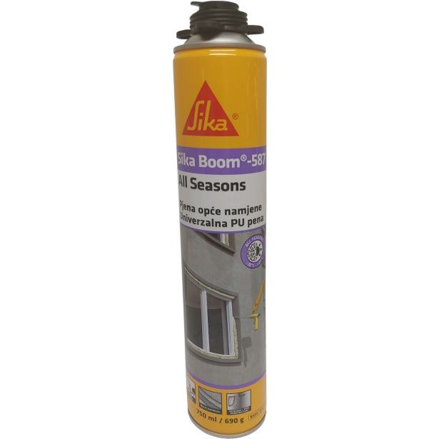 Sika Boom 587 All Seasons Poliuretanska pena 750 mL - Akcija v trgovini Jager