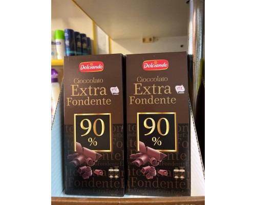 Dolciando Temna čokolada z 90% kakava 100 g - Akcija v trgovini Eurospin