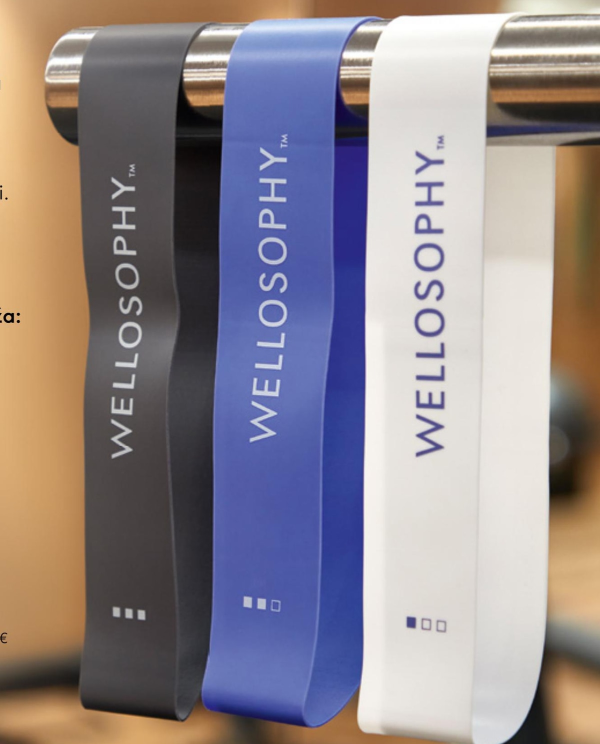 Wellosophy set elastik za vadbo - Akcija v trgovini Oriflame