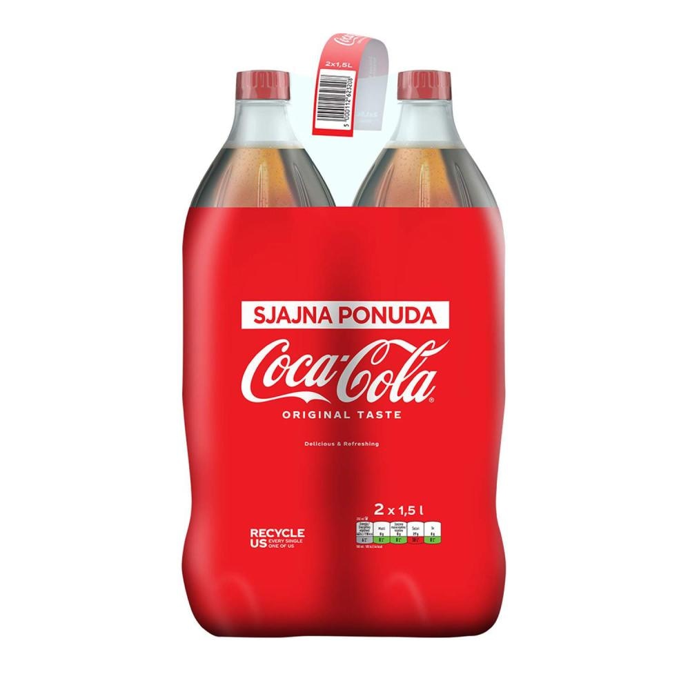 Coca Cola Original 2 x 1.5 l - Akcija v trgovini Lidl