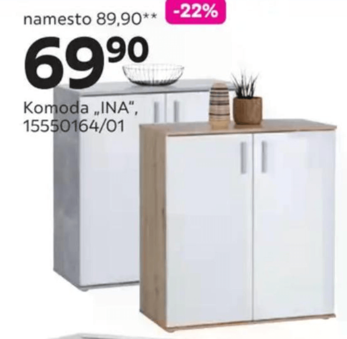 Komoda „INA" - Akcija v trgovini Mömax