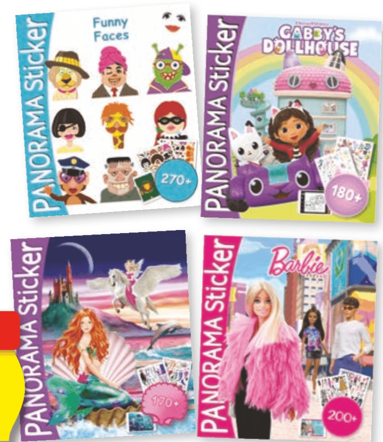 Knjiga z nalepkami Panorama Sticker - Akcija v trgovini Hofer