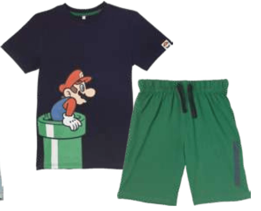 Deški komplet Super Mario - Akcija v trgovini E.Leclerc