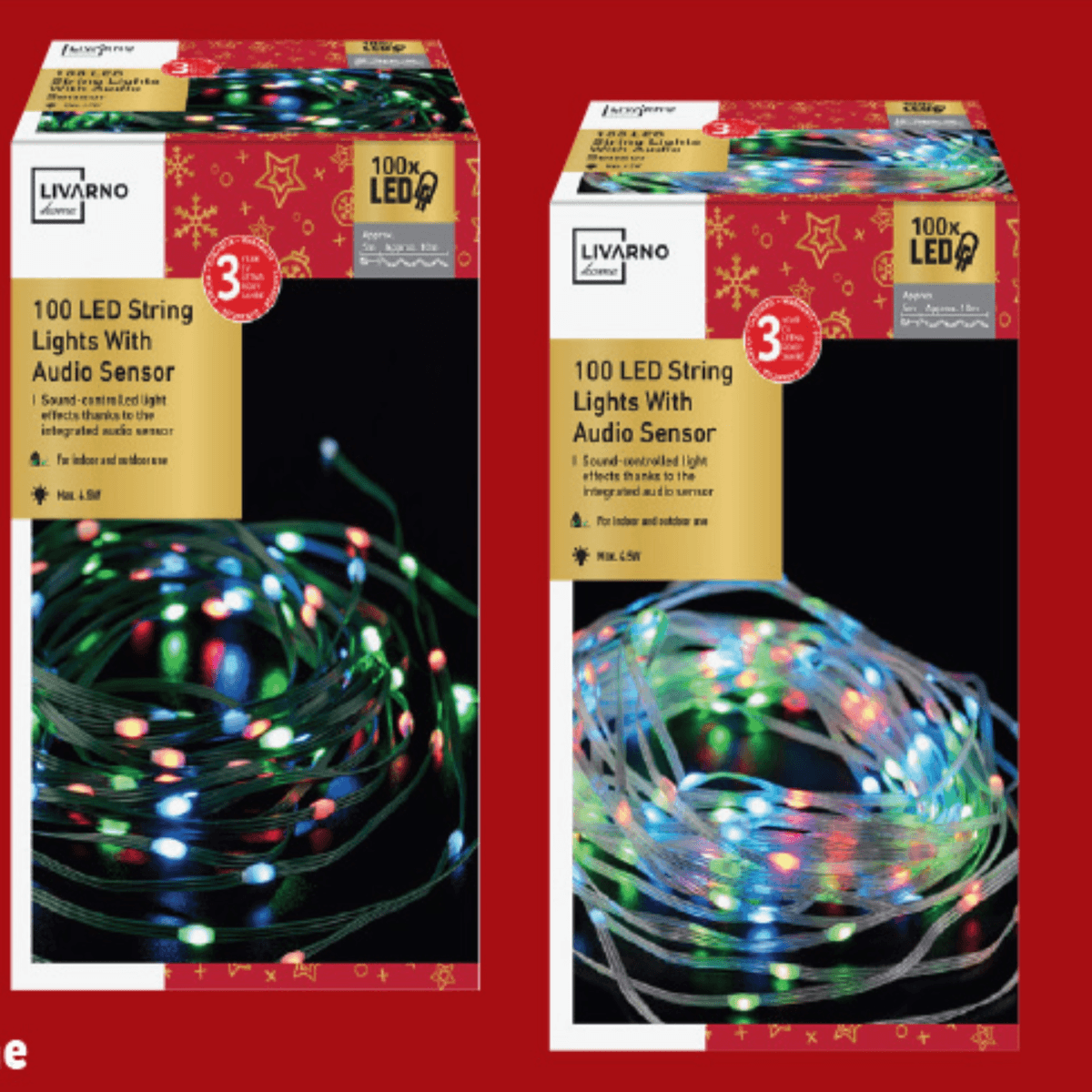 LIVARNO home LED-svetilna veriga z zvočnim senzorjem - Akcija v trgovini Lidl