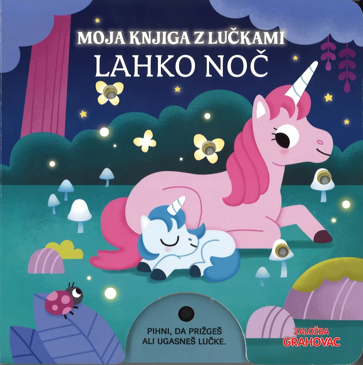 Moja knjiga z lučkami, Lahko noč Založba Grahovac - Akcija v trgovini Mueller